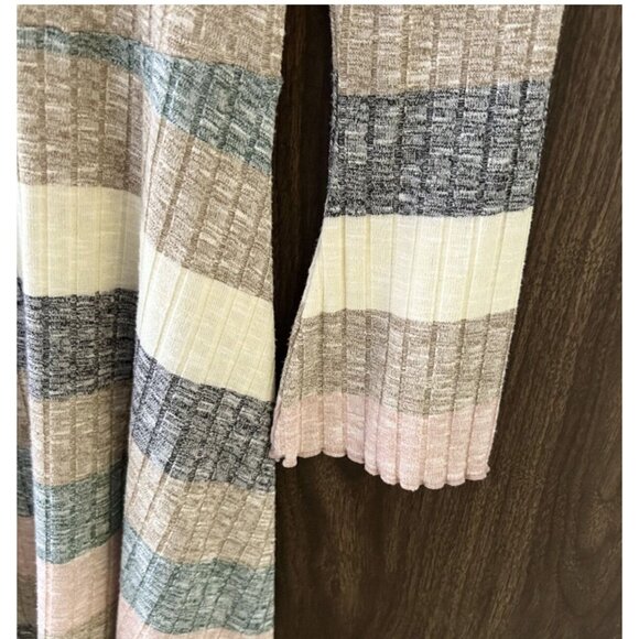 Art Class Pastel Stripes Rib Knit Girls Dress Size L (10/12) - Picture 4 of 7